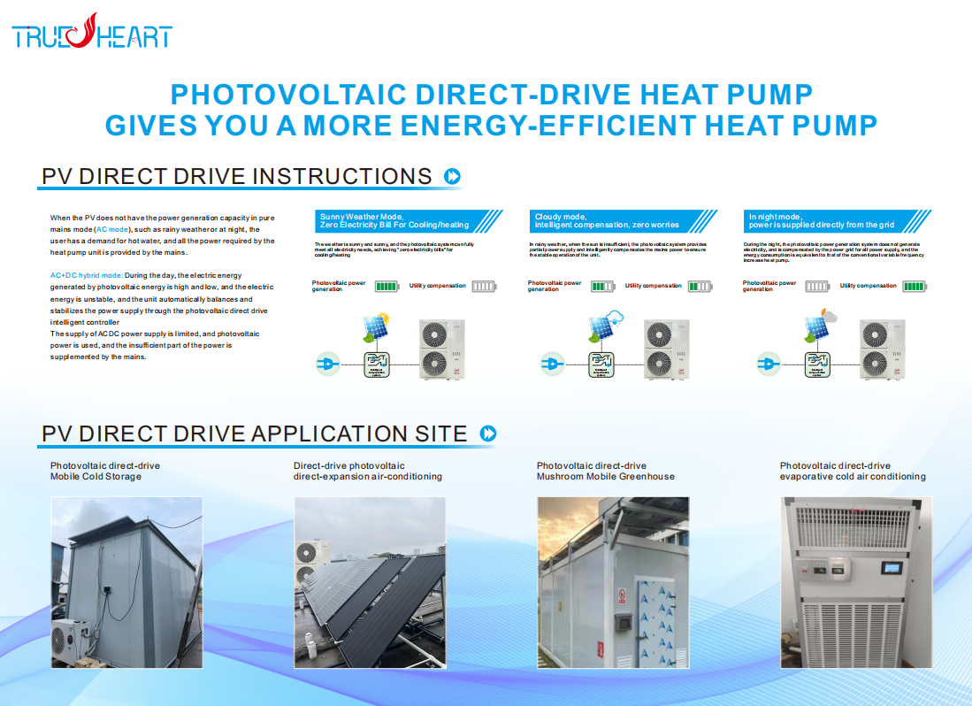 Photovoltaic direct-drive heat pumps, a more cost-effective option
